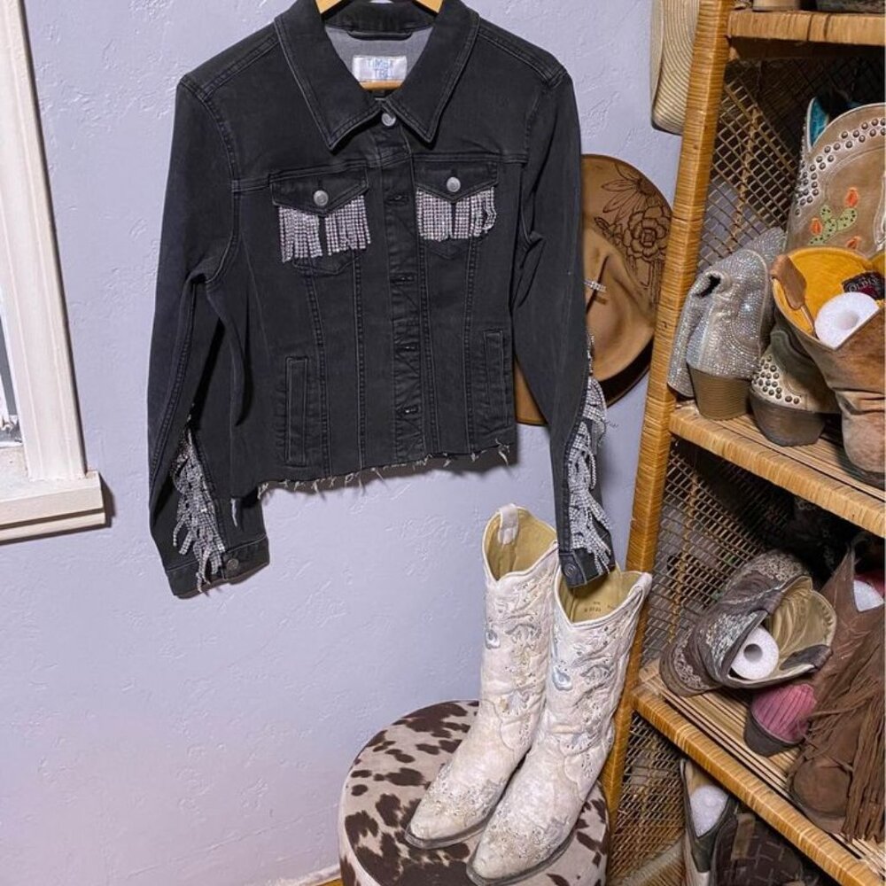 Fringe Jean Jacket